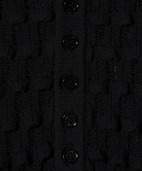 ASTRAET(アストラット)の「<ASTRAET>12G アイレット カラー ショートスリーブニット(ニット/セーター・レディース・ホワイト・FREE)」の11枚目の写真