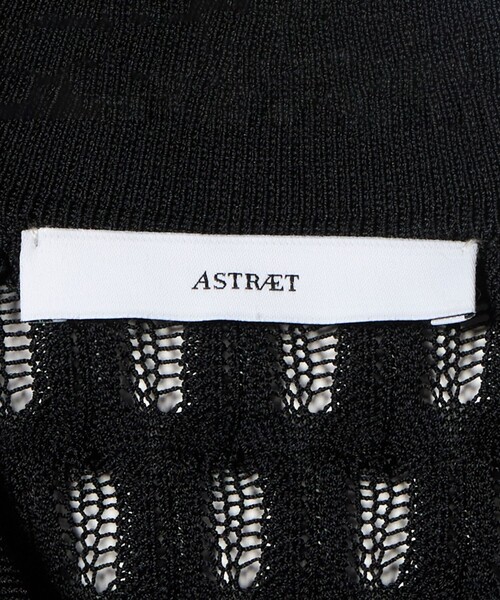 ASTRAET(アストラット)の「<ASTRAET>12G アイレット カラー ショートスリーブニット(ニット/セーター・レディース・ホワイト・FREE)」の16枚目の写真