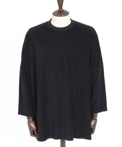 Magine(マージン)の「mlt5594- Pile Fabric Side Slit Relax Fit T-Shirt パイルファブリックTシャツ(MGN-261-013)(Tシャツ/カットソー・メンズ・ネイビー/ブラック/オフホワイト・48/46/44)」の17枚目の写真