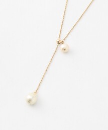 J.PRESS（ジェイプレス）の「コットンパール ラリエット ネックレス（ネックレス）」