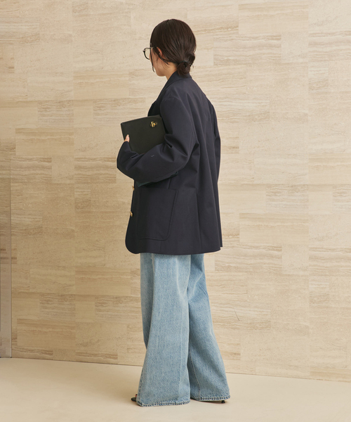 plage（プラージュ）の「COTTON CLASSIC ジャケット（テーラードジャケット・レディース・キャメル/ネイビー・36/38）」の15枚目の写真