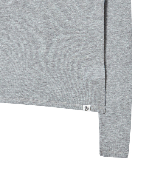 THE GREEN LAB（ザグリーンラボ）の「ソフトテンセルエアリーロングスリーブ[メランジグレー]（Tシャツ/カットソー・レディース・その他・FREE）」の13枚目の写真