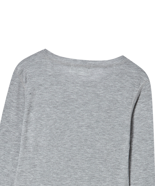 THE GREEN LAB（ザグリーンラボ）の「ソフトテンセルエアリーロングスリーブ[メランジグレー]（Tシャツ/カットソー・レディース・その他・FREE）」の14枚目の写真