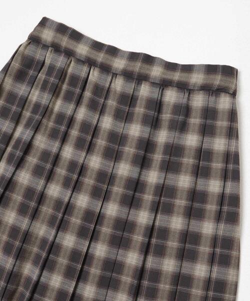 ITEMS URBANRESEARCH（アイテムズ アーバンリサーチ）の「プリーツロングスカート（スカート・レディース・ネイビー/ボルドー・FREE）」の8枚目の写真