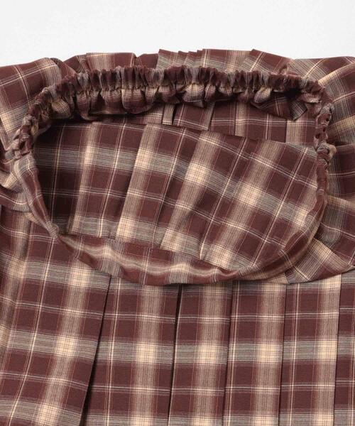 ITEMS URBANRESEARCH（アイテムズ アーバンリサーチ）の「プリーツロングスカート（スカート・レディース・ネイビー/ボルドー・FREE）」の15枚目の写真