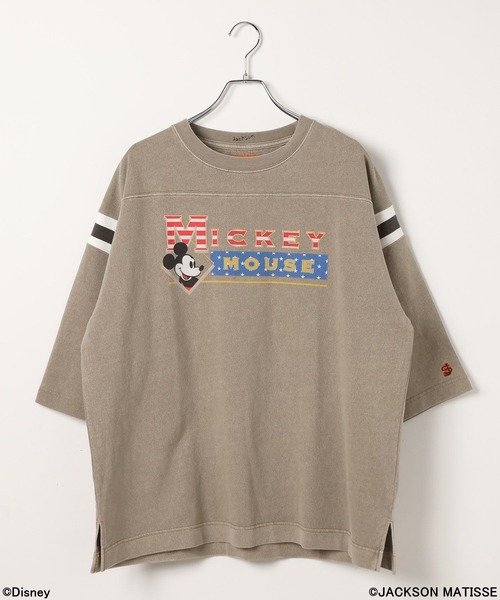 JACKSON MATISSE(ジャクソンマティス)の「【JACKSON MATISSE/BAYFLOW】「ミッキーマウス」七分袖グラフィックプルオーバー(Tシャツ/カットソー・レディース・モカ/ネイビー・FREE)」の16枚目の写真
