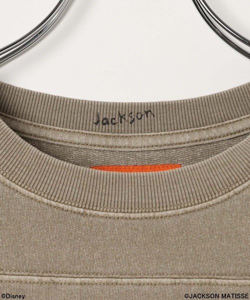 JACKSON MATISSE(ジャクソンマティス)の「【JACKSON MATISSE/BAYFLOW】「ミッキーマウス」七分袖グラフィックプルオーバー(Tシャツ/カットソー・レディース・モカ/ネイビー・FREE)」の7枚目の写真