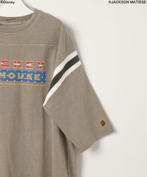 JACKSON MATISSE(ジャクソンマティス)の「【JACKSON MATISSE/BAYFLOW】「ミッキーマウス」七分袖グラフィックプルオーバー(Tシャツ/カットソー・レディース・モカ/ネイビー・FREE)」の9枚目の写真