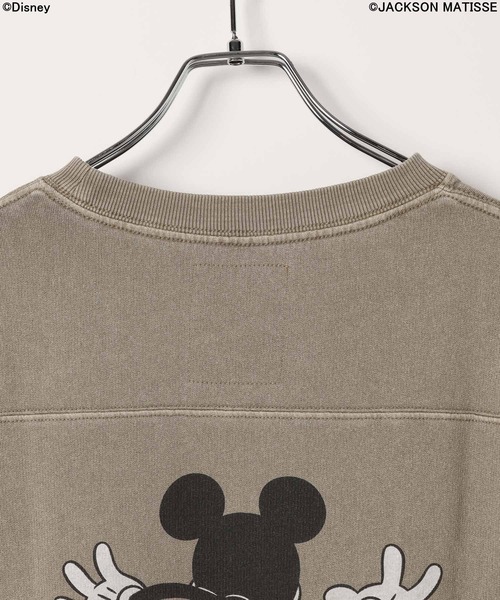 JACKSON MATISSE(ジャクソンマティス)の「【JACKSON MATISSE/BAYFLOW】「ミッキーマウス」七分袖グラフィックプルオーバー(Tシャツ/カットソー・レディース・モカ/ネイビー・FREE)」の11枚目の写真