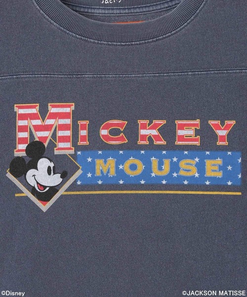 JACKSON MATISSE(ジャクソンマティス)の「【JACKSON MATISSE/BAYFLOW】「ミッキーマウス」七分袖グラフィックプルオーバー(Tシャツ/カットソー・レディース・モカ/ネイビー・FREE)」の13枚目の写真