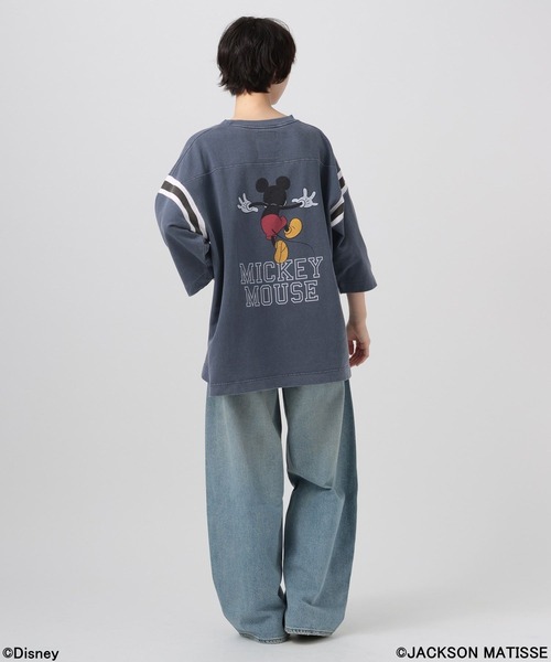 JACKSON MATISSE(ジャクソンマティス)の「【JACKSON MATISSE/BAYFLOW】「ミッキーマウス」七分袖グラフィックプルオーバー(Tシャツ/カットソー・レディース・モカ/ネイビー・FREE)」の19枚目の写真