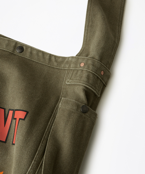OUTSTANDING(アウトスタンディング)の「NEWSPAPER BAG(INDEPENDENT)_OLIVE(メッセンジャーバッグ・メンズ・その他・FREE)」の5枚目の写真