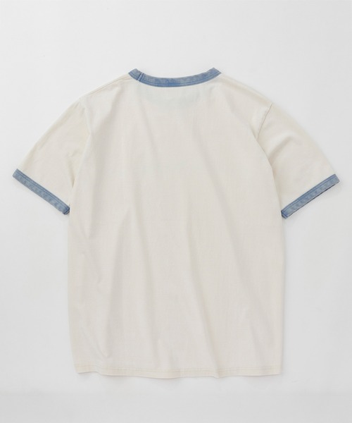 KAVU（カブー）の「KAVU/カブー Phrase  R-Tee  Fun/フレーズ リンガー Tシャツ ファン（Tシャツ/カットソー・メンズ・アイボリー/ブラック/ブルー・MEDIUM/X-LARGE）」の5枚目の写真