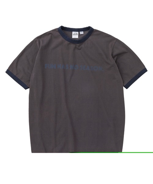 KAVU（カブー）の「KAVU/カブー Phrase  R-Tee  Fun/フレーズ リンガー Tシャツ ファン（Tシャツ/カットソー・メンズ・アイボリー/ブラック/ブルー・MEDIUM/X-LARGE）」の10枚目の写真