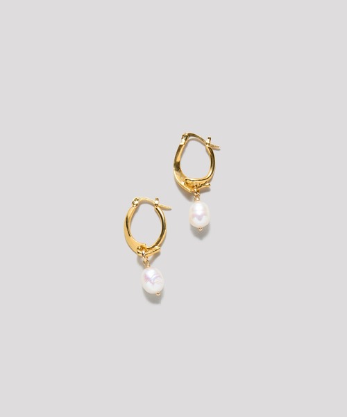 LAPUIS(ラピュイ)の「LAPUIS(ラピュイ)Pearl Hook pierced earrings(ピアス(両耳用)・レディース・ゴールド/マルチ・FREE)」の7枚目の写真