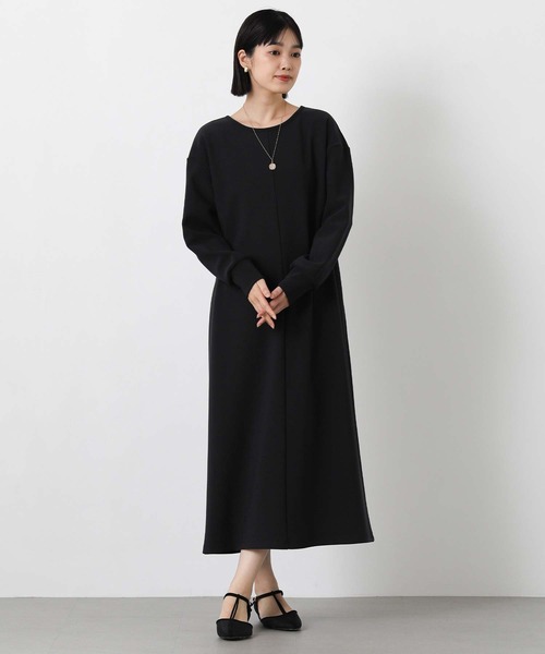 Gready Brilliant(グレディブリリアン)の「カットジョーゼットサックワンピ(ワンピース・レディース・アイボリー/チャコールグレー・36/38)」の18枚目の写真