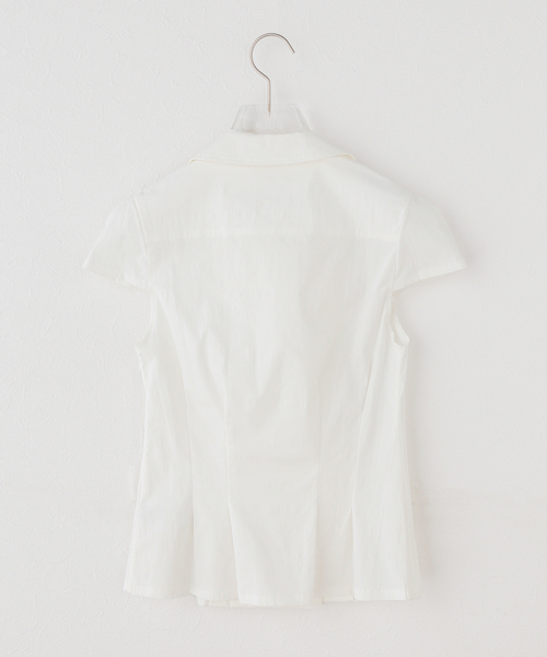 PULP/417EDIFICE(パルプフォーワンセブンエディフィス)の「peachy den / ピーチーデン MISSY BLOUSE(シャツ/ブラウス・レディース・ホワイト・SMALL/X-SMALL)」の5枚目の写真