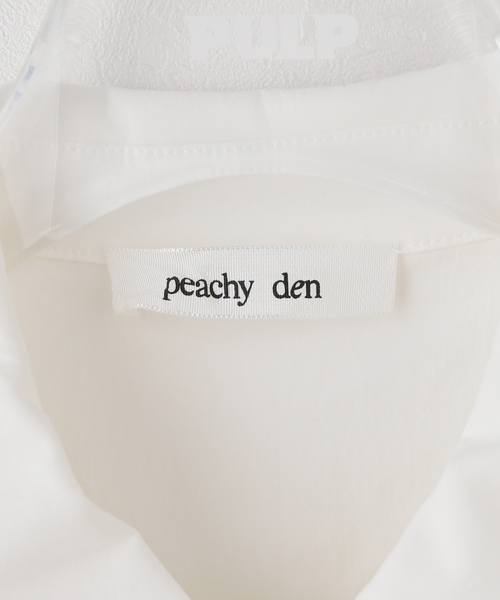 PULP/417EDIFICE(パルプフォーワンセブンエディフィス)の「peachy den / ピーチーデン MISSY BLOUSE(シャツ/ブラウス・レディース・ホワイト・SMALL/X-SMALL)」の9枚目の写真