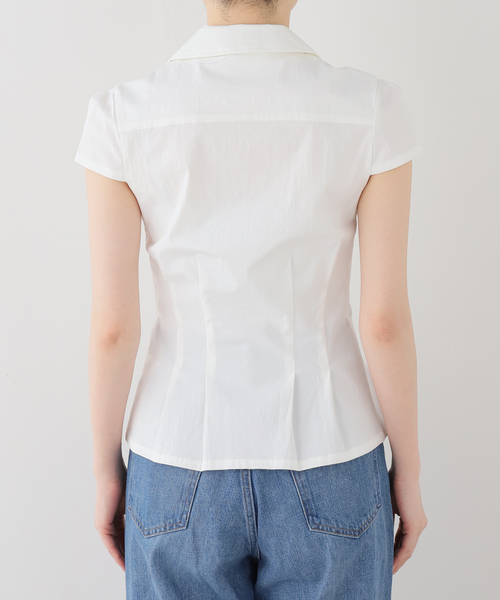 PULP/417EDIFICE(パルプフォーワンセブンエディフィス)の「peachy den / ピーチーデン MISSY BLOUSE(シャツ/ブラウス・レディース・ホワイト・SMALL/X-SMALL)」の14枚目の写真