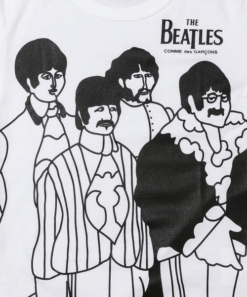 THE BEATLES COMME des GARCONS(ザ ビートルズ コムデギャルソン)の「THE BEATLES 「MEMBER」TEE(Tシャツ/カットソー・メンズ・ホワイト/ブラック・XXL/XL/L/M/S/XS)」の4枚目の写真