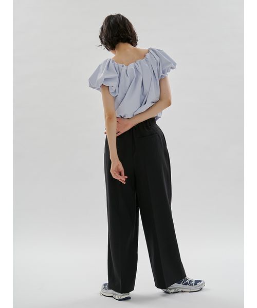 emmi(エミ)の「3wayバルーンブラウス(シャツ/ブラウス・レディース・ホワイト/ライトブルー/ブラック・F)」の14枚目の写真