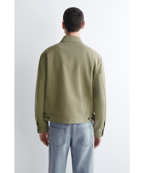 COS(コス)の「コットンブレンド ジップアップユーティリティジャケット(その他アウター・メンズ・カーキ・XS/XL/L/M/S)」の6枚目の写真
