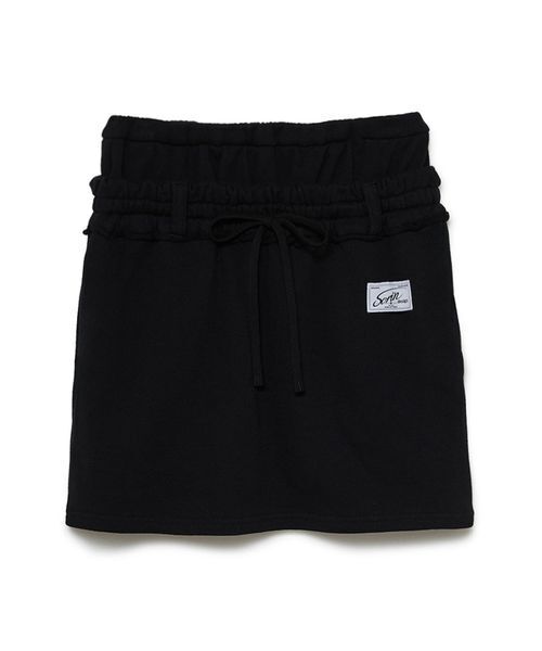 SORIN(ソリン )の「Double Waist Mini Skirt/ダブルウエスト ミニスカート(スカート・レディース・グレー/ブラック/ライトグレー・38)」の8枚目の写真