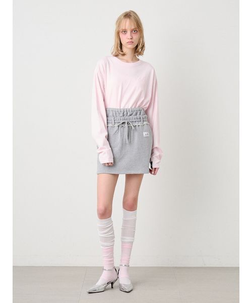 SORIN(ソリン )の「Double Waist Mini Skirt/ダブルウエスト ミニスカート(スカート・レディース・グレー/ブラック/ライトグレー・38)」の15枚目の写真