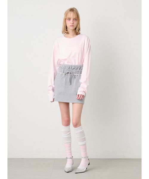 SORIN(ソリン )の「Double Waist Mini Skirt/ダブルウエスト ミニスカート(スカート・レディース・グレー/ブラック/ライトグレー・38)」の16枚目の写真