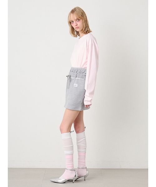 SORIN(ソリン )の「Double Waist Mini Skirt/ダブルウエスト ミニスカート(スカート・レディース・グレー/ブラック/ライトグレー・38)」の17枚目の写真