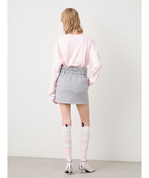 SORIN(ソリン )の「Double Waist Mini Skirt/ダブルウエスト ミニスカート(スカート・レディース・グレー/ブラック/ライトグレー・38)」の18枚目の写真