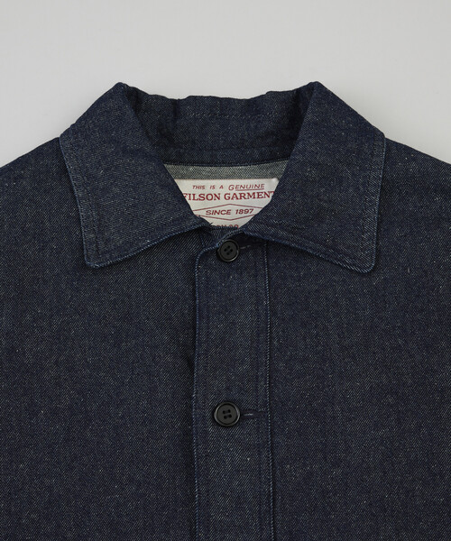 FILSON（フィルソン）の「FILSON/フィルソン 【Japan Exclusive】Mackinaw Model C : The Heritage Produced by 金子恵治（ブルゾン・メンズ・ネイビー/ホワイト・MEDIUM/X-LARGE/LARGE）」の3枚目の写真