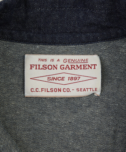 FILSON（フィルソン）の「FILSON/フィルソン 【Japan Exclusive】Mackinaw Model C : The Heritage Produced by 金子恵治（ブルゾン・メンズ・ネイビー/ホワイト・MEDIUM/X-LARGE/LARGE）」の4枚目の写真