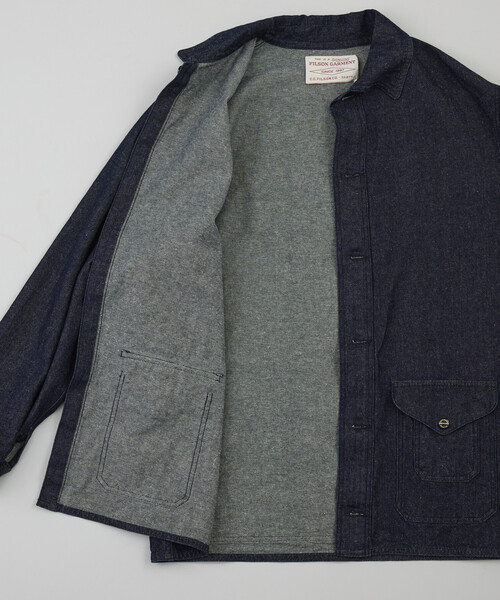 FILSON（フィルソン）の「FILSON/フィルソン 【Japan Exclusive】Mackinaw Model C : The Heritage Produced by 金子恵治（ブルゾン・メンズ・ネイビー/ホワイト・MEDIUM/X-LARGE/LARGE）」の12枚目の写真