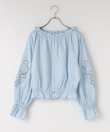 LOWRYS FARM | カットワークレースブラウス 638504(シャツ/ブラウス)