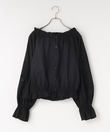 LOWRYS FARM | カットワークレースブラウス 638504(シャツ/ブラウス)