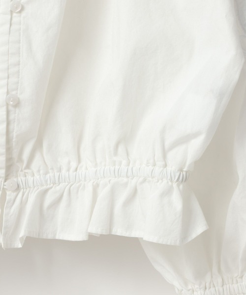 LOWRYS FARM（ローリーズファーム）の「カットワークレースブラウス 638504（シャツ/ブラウス・レディース・ブラック/ライトブルー/ホワイト・FREE）」の12枚目の写真