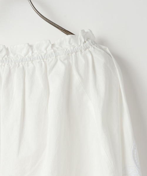 LOWRYS FARM（ローリーズファーム）の「カットワークレースブラウス 638504（シャツ/ブラウス・レディース・ブラック/ライトブルー/ホワイト・FREE）」の13枚目の写真