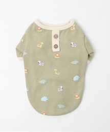 moncheri（モンシェリ）の「アニマル柄バイカラートップス（ペットウェア）」