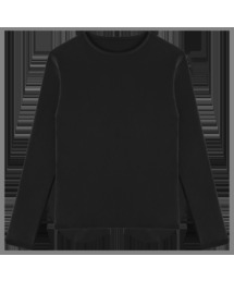 [DO] ソフトラウンドネックTシャツ DEVI-DO1002-ブラック