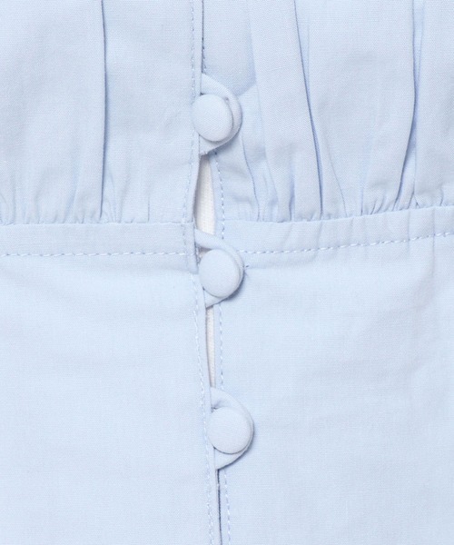 mysty woman（ミスティウーマン）の「アソートスクエアネックパフブラウス 666050（シャツ/ブラウス・レディース・サックスブルー/オフホワイト/ブルー系その他/グリーン系その他・FREE）」の21枚目の写真