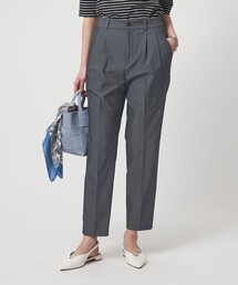 green label relaxing | ［size SHORT/TALLあり］Daily Chic タック スリム パンツ(スラックス)