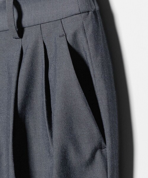 green label relaxing（グリーンレーベルリラクシング）の「［size SHORT/TALLあり］Daily Chic タック スリム パンツ（スラックス・レディース・その他1/ブラック・TALL/34/40/SHORT/36/44/38/42/46）」の20枚目の写真