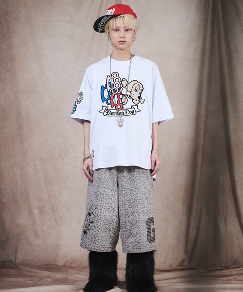 GALFY(ガルフィー)の「GALFY-メリケンHERTS Tee(Tシャツ/カットソー・メンズ・ブラック/ホワイト・XL/L)」の6枚目の写真