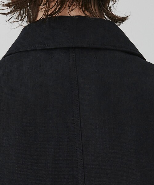 UNITED TOKYO（ユナイテッドトウキョウ）の「【数量限定】HEMP SUEDE フライトジップブルゾン　｜SETUP可能（ブルゾン・メンズ・ダークグレー/ブラック・1/2）」の6枚目の写真