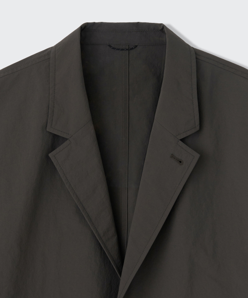 MUSINSA STANDARD（ムシンサスタンダード）の「[シティレジャー] ルーズフィットユーティリティブレザー [マッドグレー]（テーラードジャケット・メンズ・その他・MEDIUM/LARGE/X-LARGE/2XL）」の4枚目の写真