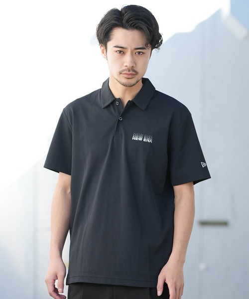 NEW ERA（ニューエラ）の「NEW ERA/ニューエラ 半袖 ポロシャツ 鹿の子 吸汗速乾 UVカット 抗菌 14859939/14859946（ポロシャツ・メンズ・ホワイト/ブラック・XXL/XL/L/M）」の11枚目の写真