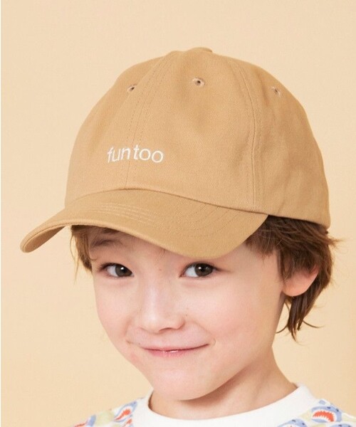 BRANSHES(ブランシェス)の「ロゴツイルキャップ(キャップ・キッズ・オフホワイト/ブラウン/ベージュ・L/M)」の3枚目の写真