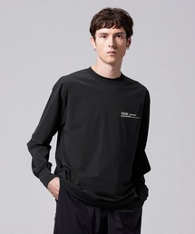 【TAION(タイオン)】〈ユニセックス〉ファンクションT UV 接触冷感 抗菌 速乾 ストレッチ ロングスリーブ ロゴ Tシャツ-レギュラー