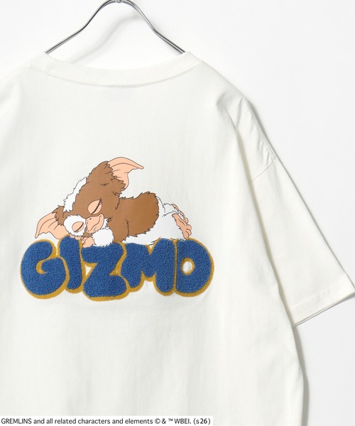 MARUKAWA(マルカワ)の「2026SS GREMLINS/グレムリン オーバーサイズ ギズモバックプリント ロゴサガラ刺繍 半袖Tシャツ レディース メンズ(Tシャツ/カットソー・メンズ・ブラック/ホワイト・M/L)」の2枚目の写真